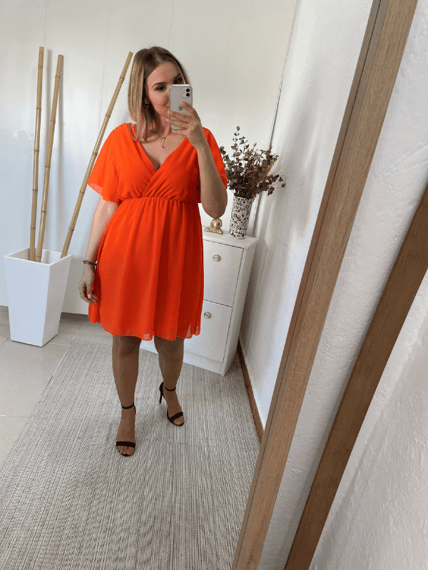 vestido Rocio Naranja